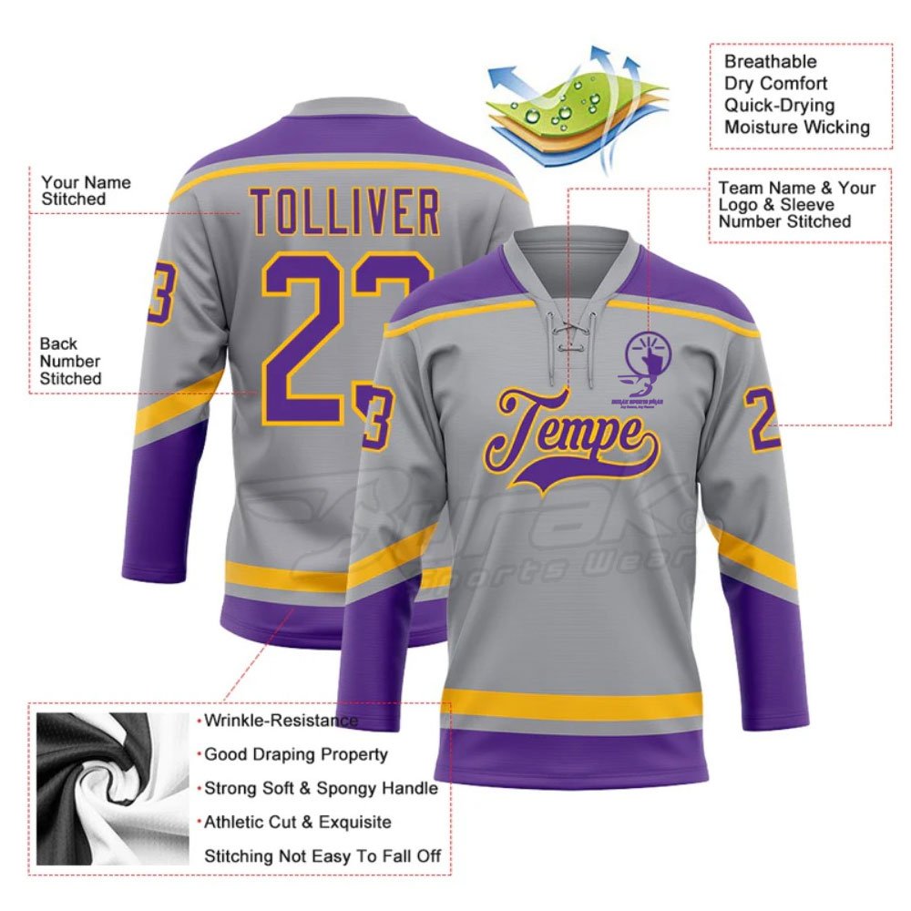 Adult Team Wear Men Ice Hockey Jersey Breathable Durable Ice Hockey Jersey In Different Colors Best Selling Hockey Jersey