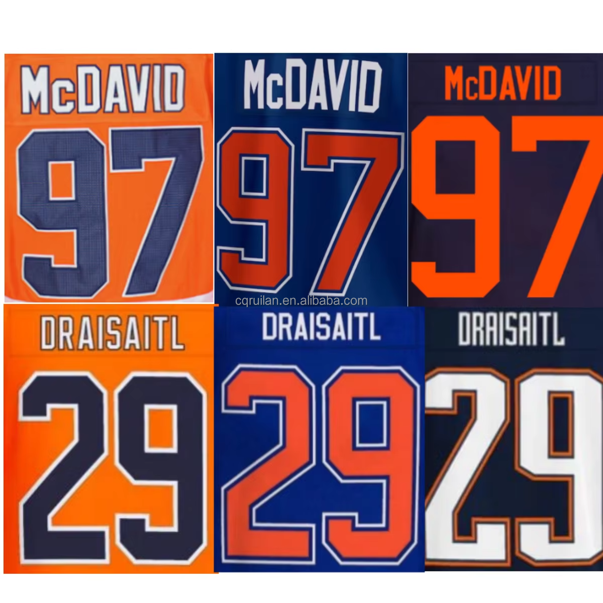 2024 New Embroidered Rugby Stitched Ice Hockey Jersey 97 Connor McDavid 29 Leon Draisaitl 36 Jack Campbell 93 Nugent-Hopkins