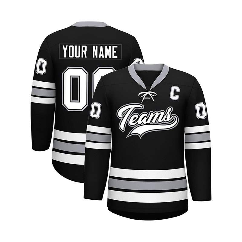 Affordable Polyester Fashion Sublimation Breathable Lacrosse Jersey Oversized Lightweight Custom Ice Hockey Jersey
