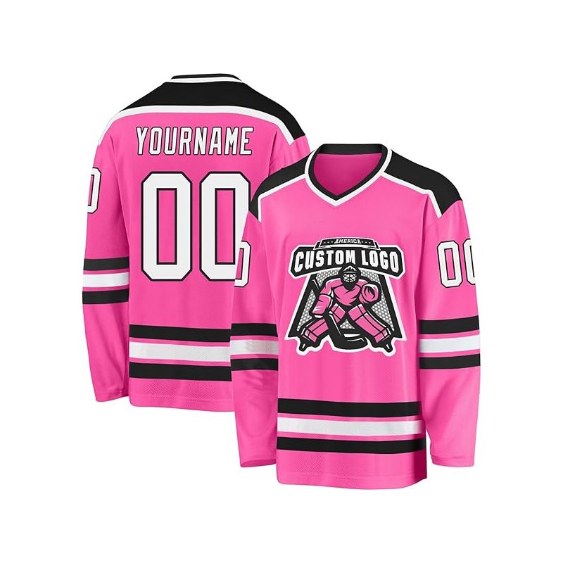 Affordable Polyester Fashion Sublimation Breathable Lacrosse Jersey Oversized Lightweight Custom Ice Hockey Jersey