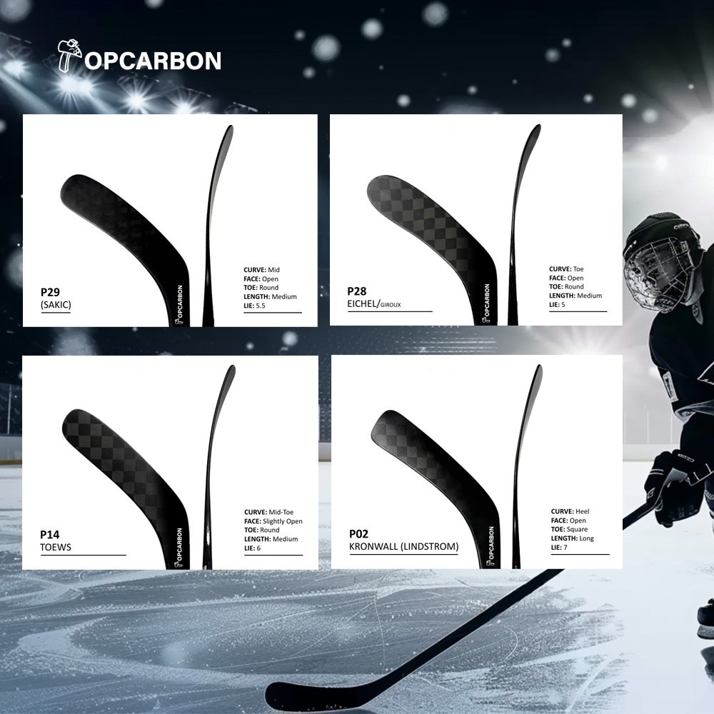 Nexus Pro Carbon Fiber Ice Hockey Sticks OEM Customised China Manufactory
