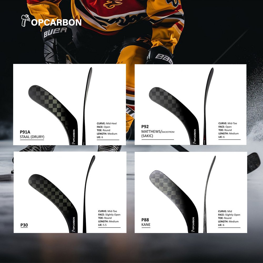 Nexus Pro Carbon Fiber Ice Hockey Sticks OEM Customised China Manufactory