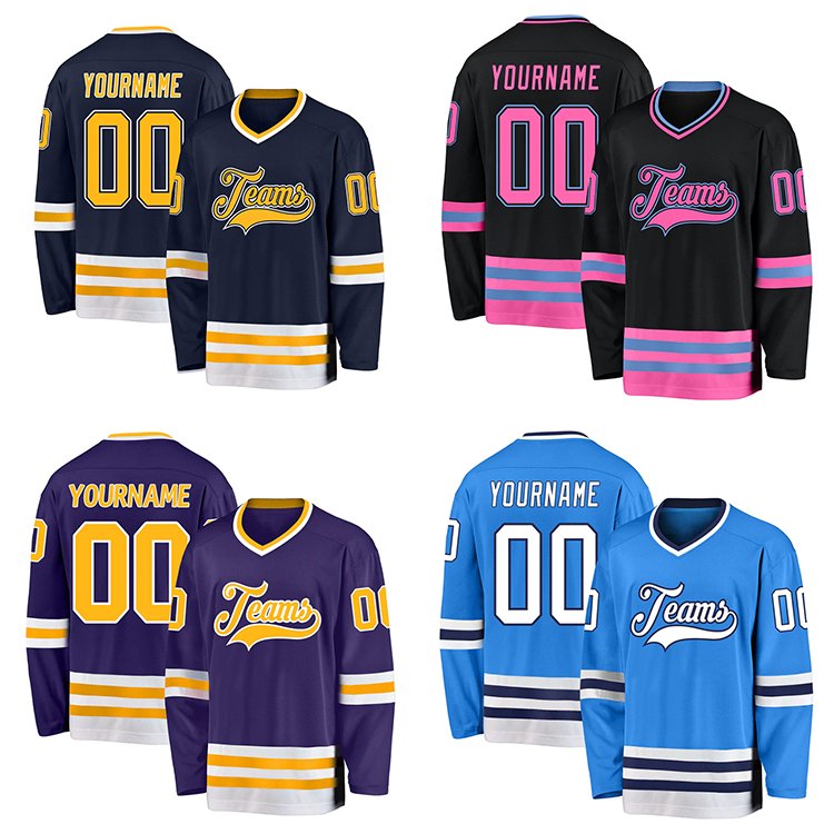 Sublimated Ice Hockey Jerseys Custom Reversible Hockey Jerseys
