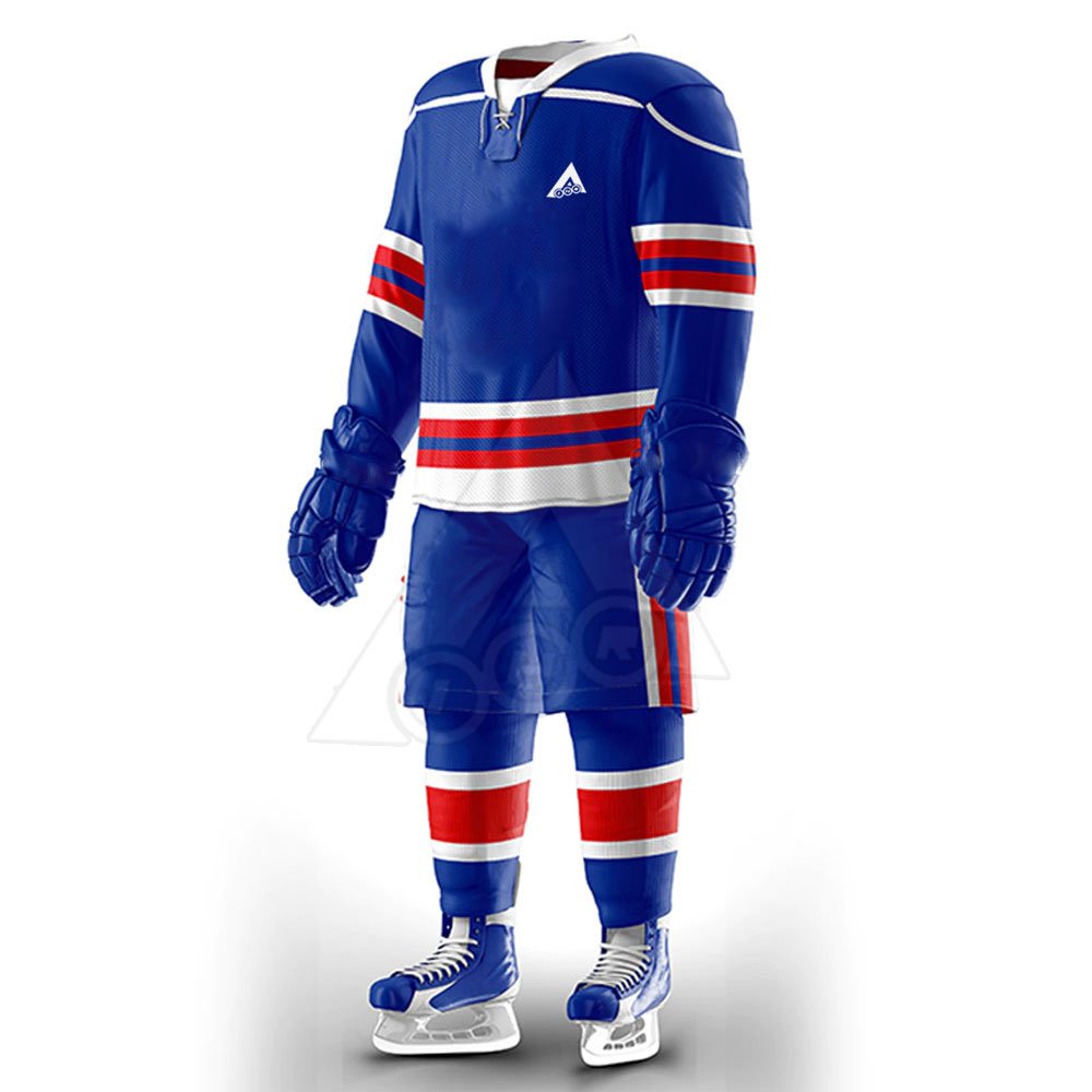 2023 Custom Adult Size Men Ice Hockey Uniform Custom Cheap Team Sublimated Custom Made Ice Hockey Uniform