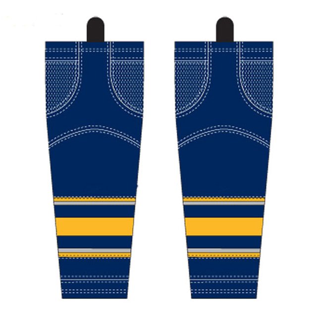 Wholesale 100% polyester custom sublimated cheap ice hockey socks