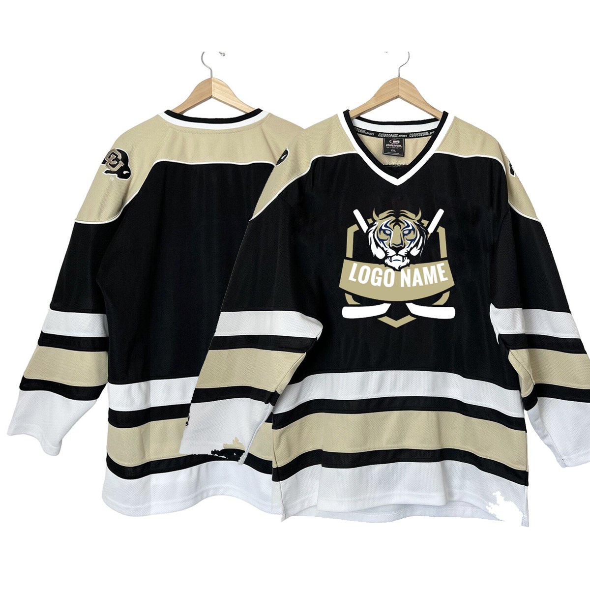 Embroidery Applique Ice Hockey Jersey Custom Ice Hockey Wear Men Blank Ice Hockey Jerseys
