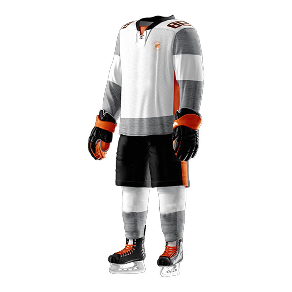 Unisex Custom Designed Ice Hockey Uniform with Team Logo Available in Different Colors