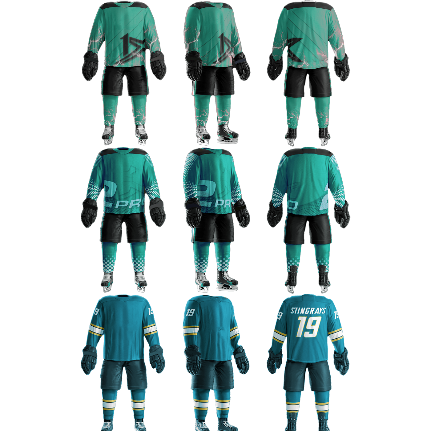 Professional Customized Ice Hockey Jerseys Trend Sublimation Adult Youth Ice Hockey Wear
