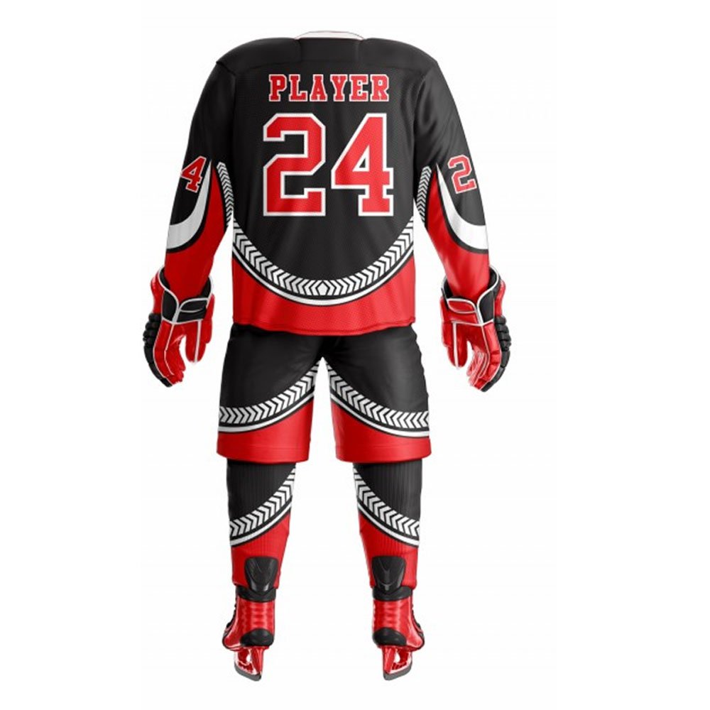 Sports Team Practice 100% Polyester Ice Hockey uniform Custom Made Superb Quality Men Wear Ice Hockey Uniform