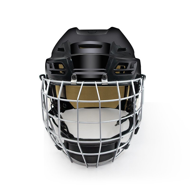 Ice hockey helmet Land hockey roller hockey helmet protective protective gear complete equipment