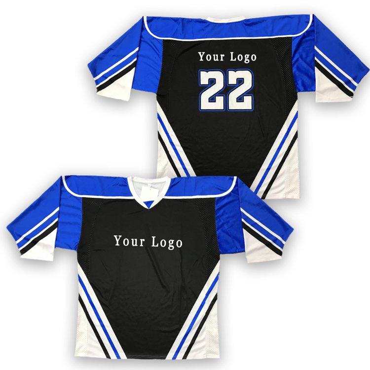 Custom Latest Design Ice Hockey Jersey Sublimation Embroidered Blank Hockey Jersey