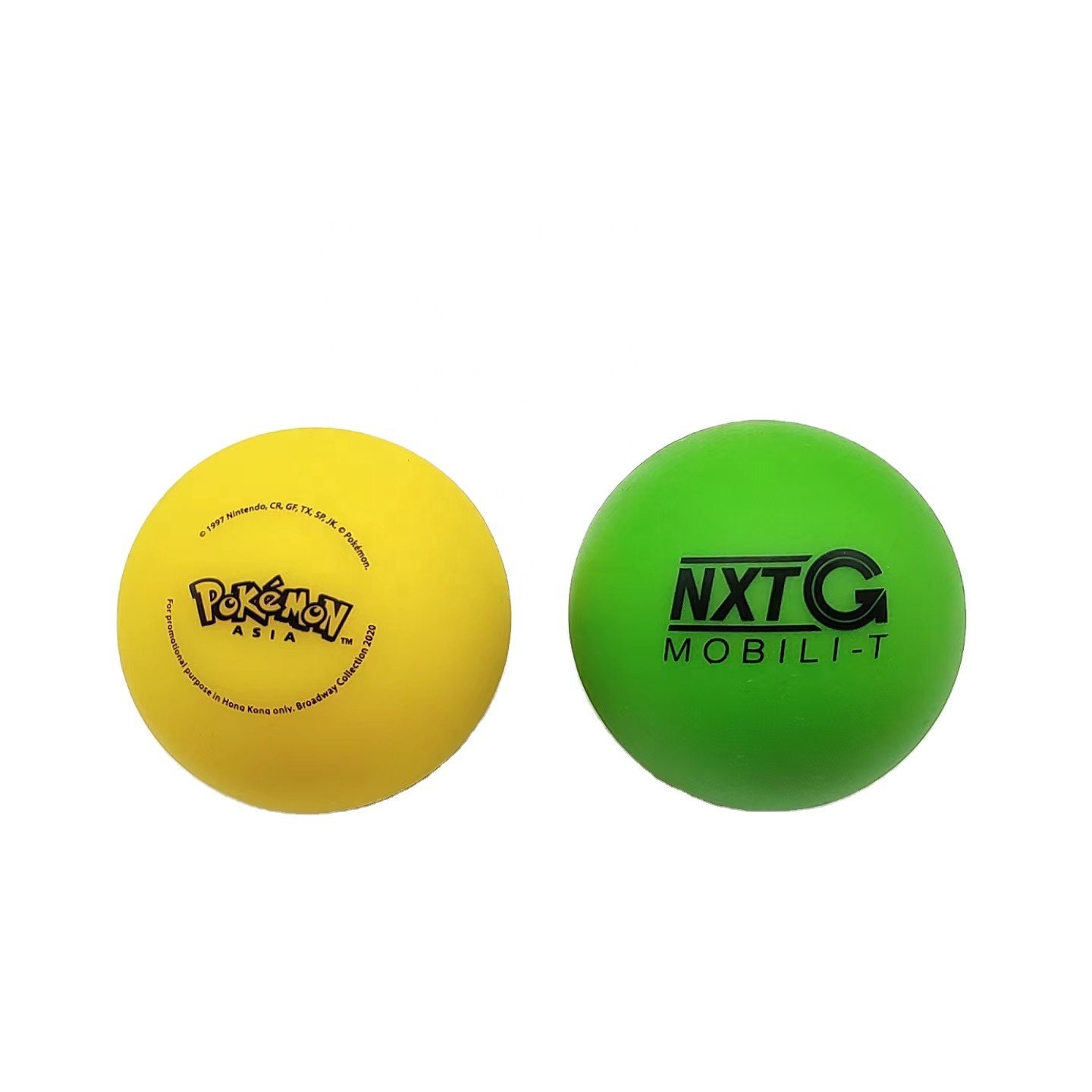Logo Printed Debossed Silicone Rubber Ice Hockey Balls Lacrosse Massage Ball