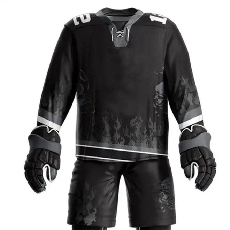 Wholesale Price Ice Hockey Uniform High Quality Customized Logo Team Sports Sublimation For Ice Hockey Uniform