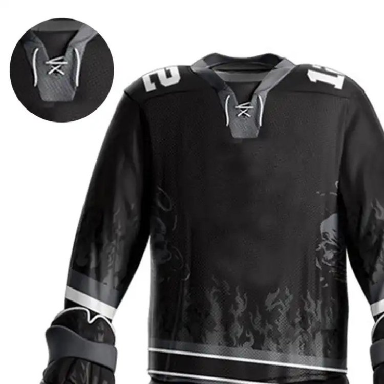 Wholesale Price Ice Hockey Uniform High Quality Customized Logo Team Sports Sublimation For Ice Hockey Uniform