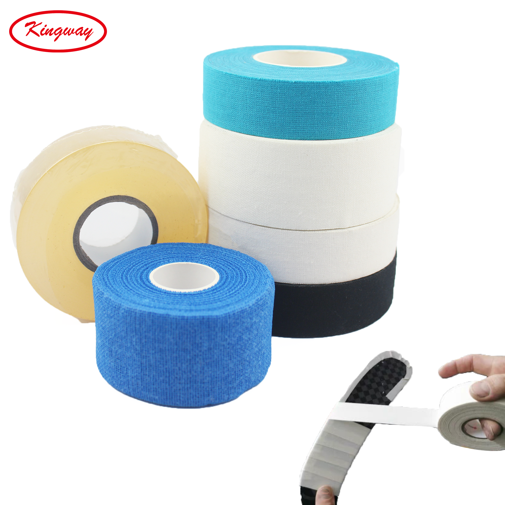 Custom Color Hockey Sock Tape Sports Tape Clear Grip Hockey Tape