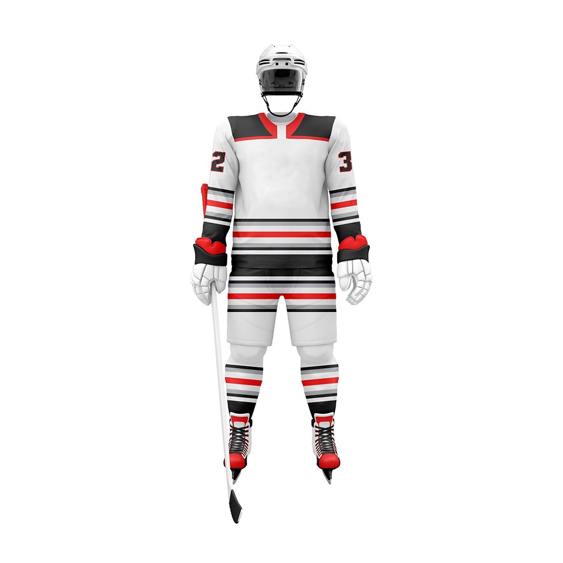 Most Popular Design Your Own Logo Ice Hockey Uniform Plus Size Ice Hockey Uniform For Adult Online Sale
