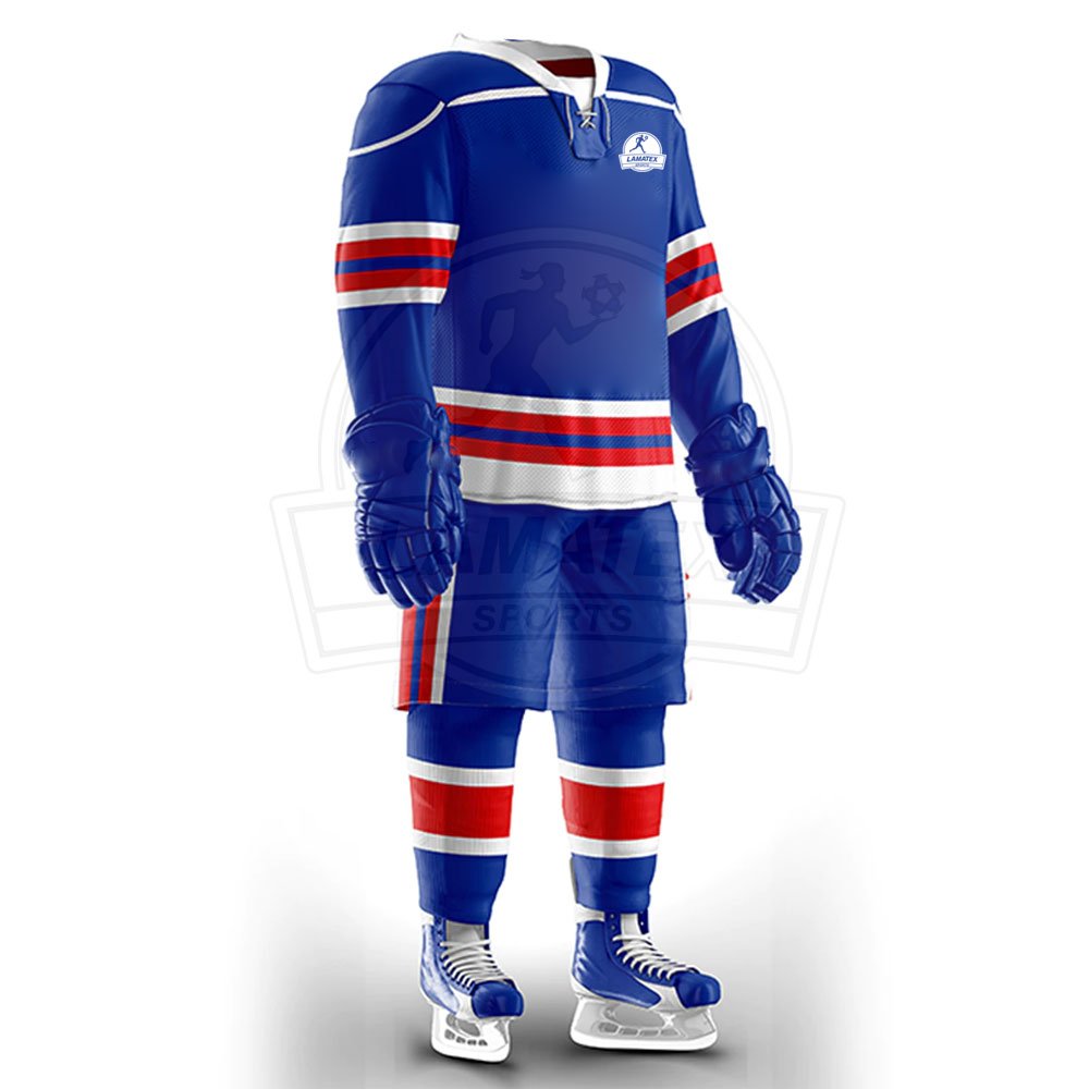 New Style Breathable Easy Wear Ice Hockey Uniform Custom Design Sports Clothing with OEM Team Name Printing Available for Sale