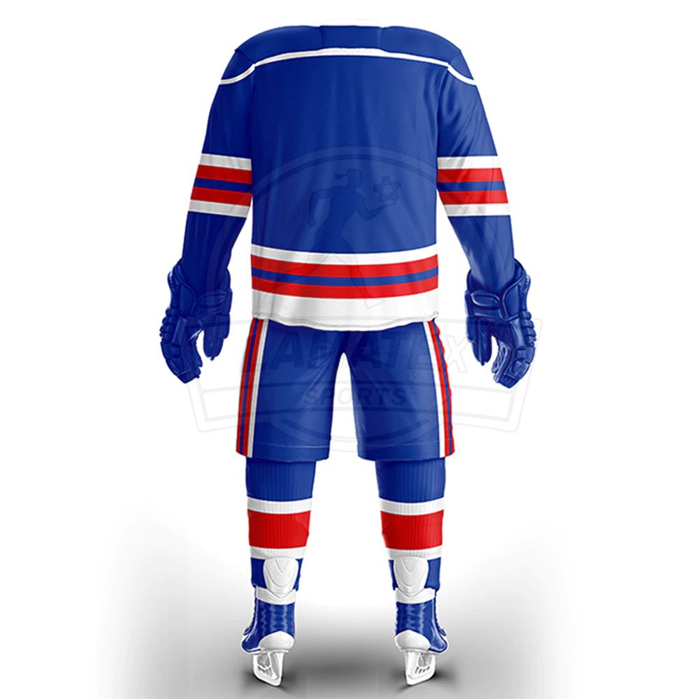 New Style Breathable Easy Wear Ice Hockey Uniform Custom Design Sports Clothing with OEM Team Name Printing Available for Sale