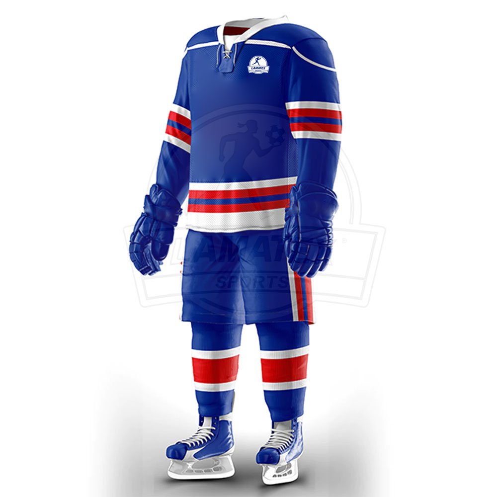 New Style Breathable Easy Wear Ice Hockey Uniform Custom Design Sports Clothing with OEM Team Name Printing Available for Sale