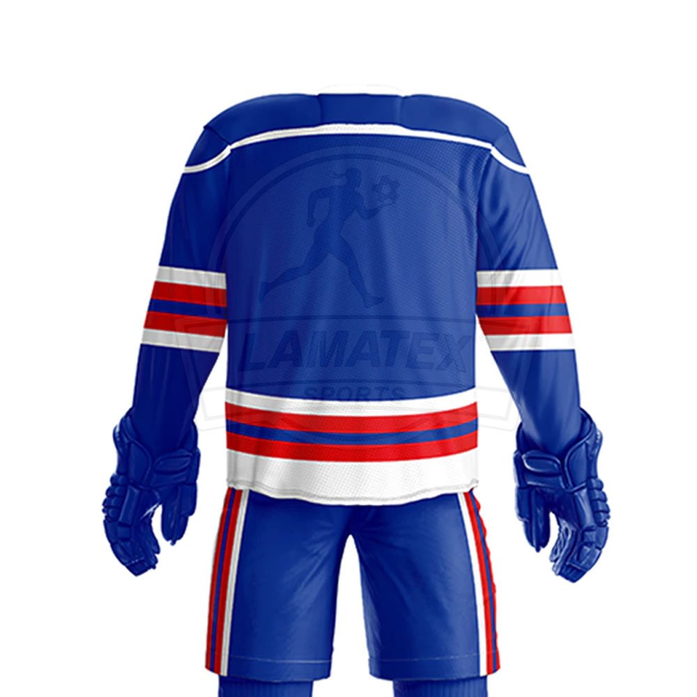 New Style Breathable Easy Wear Ice Hockey Uniform Custom Design Sports Clothing with OEM Team Name Printing Available for Sale