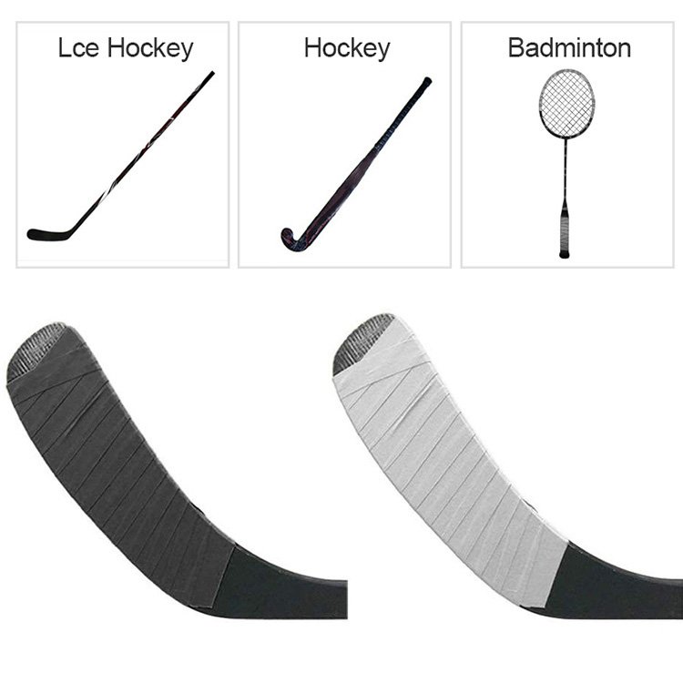 ANTI China Wholesale Great Stretch Ice Hockey White Black Clear Hockey Grip Tape, Ice Hockey Sticks Tape Anufacturing