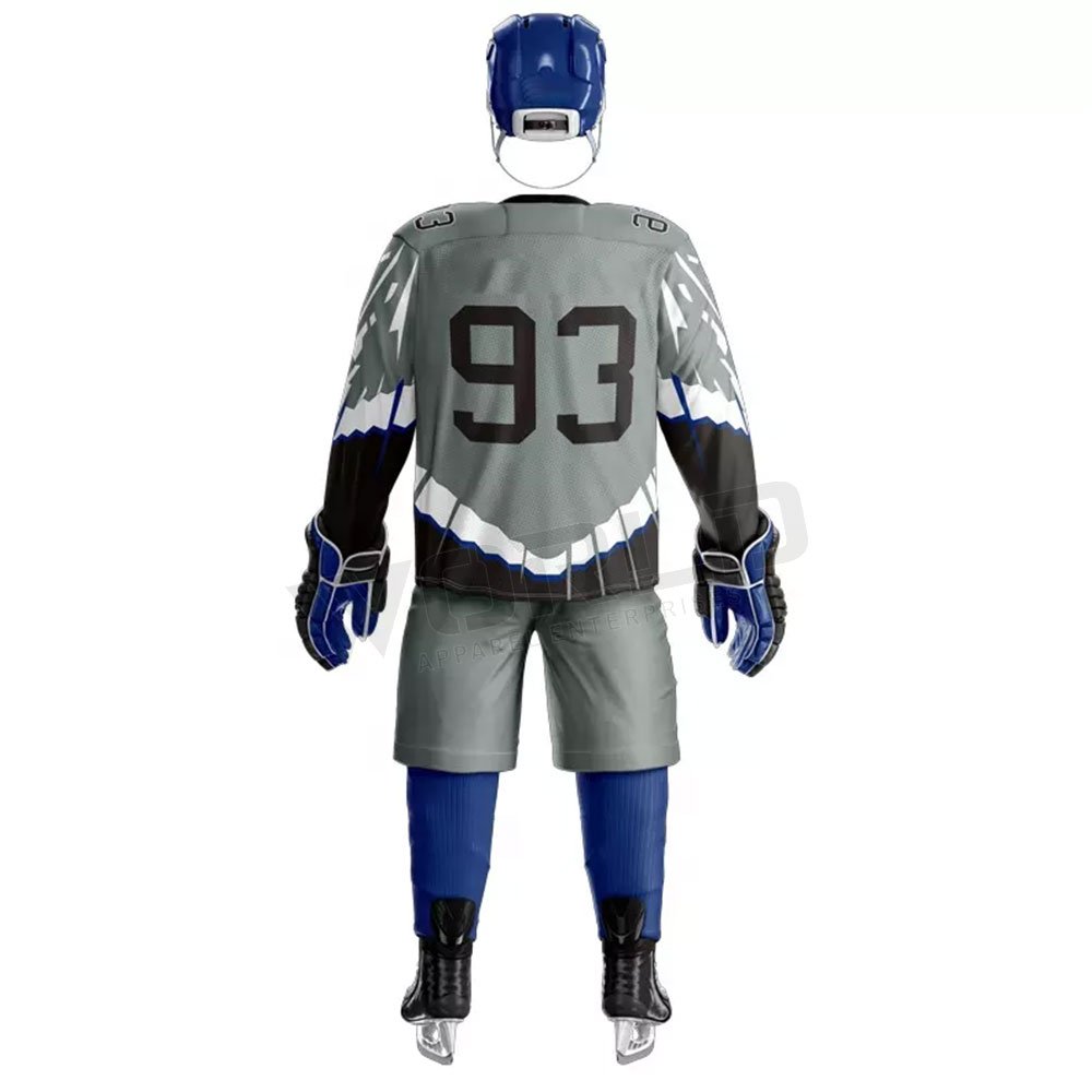Custom Logo Sublimation Ice Hockey Jerseys Wholesale Latest Design Ice Hockey Uniform Top Sale Team Uniform