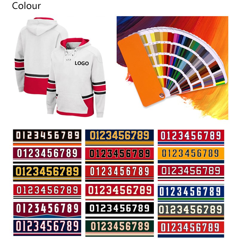 Men's hoodie ice hockey uniform embroidery sublimation cheap international custom ice hockey jersey