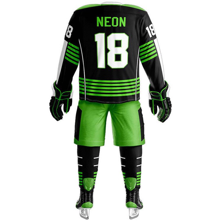 Best Quality Unisex Ice Hockey Uniform Custom Design Simple Style Sports Gear OEM Team Name Printing Low MOQ Youth Hockey Wear