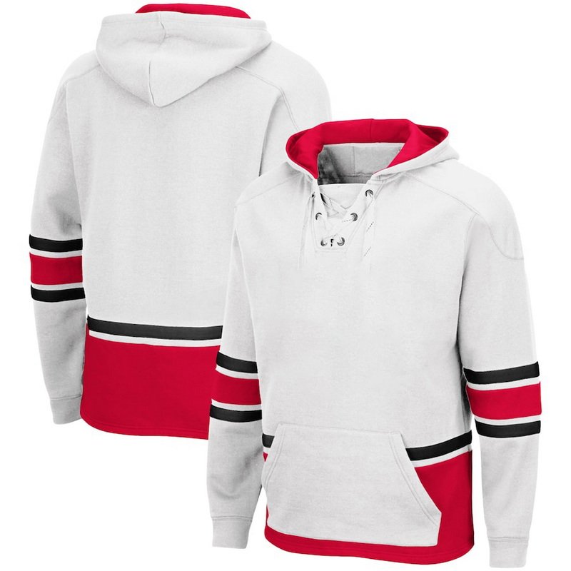 Custom wholesale hockey hoodies with laces cheap sublimation ice hockey hoodie jersey for men women