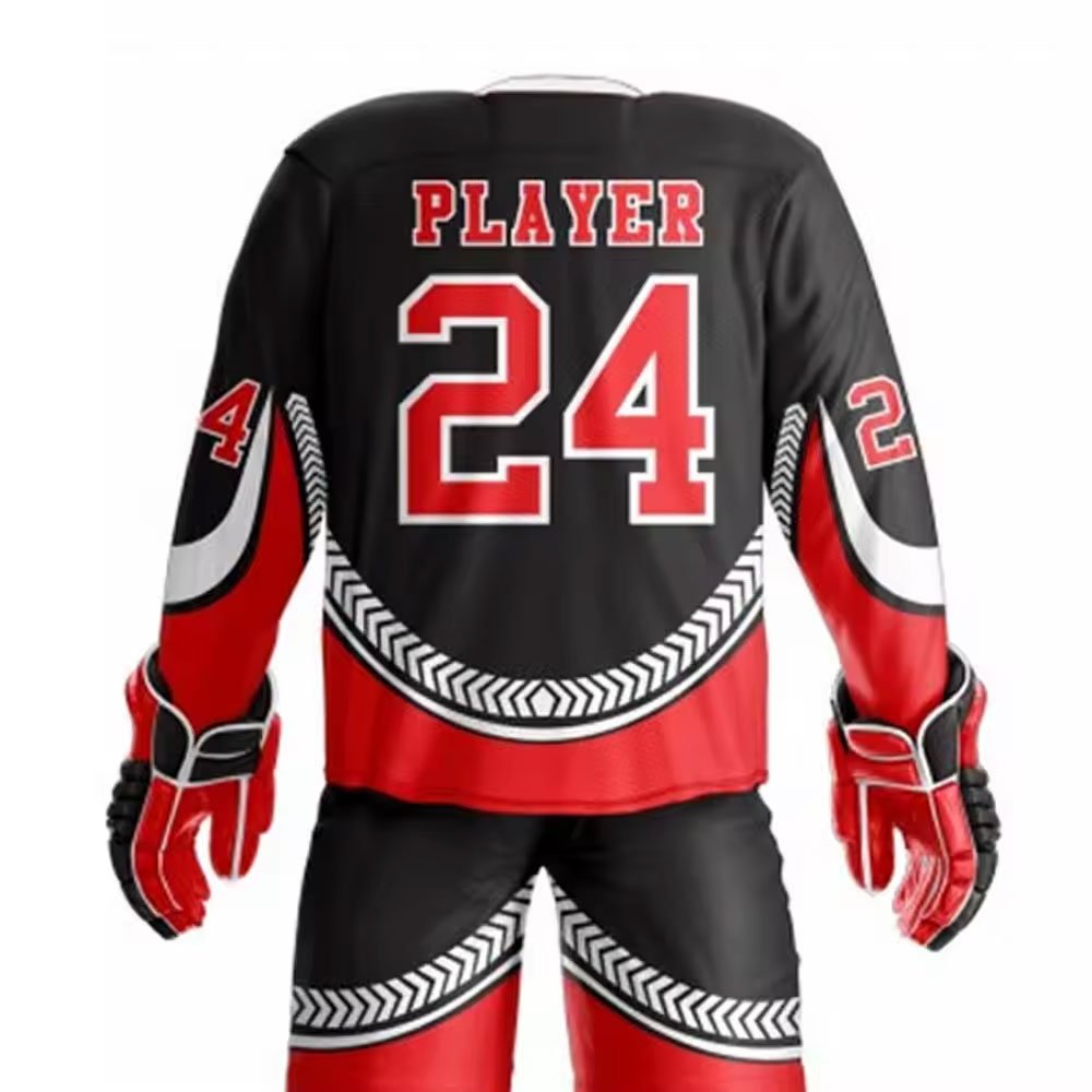 Wholesale Price Ice Hockey Uniforms Sets Including Jersey & Pant Custom Sublimation Ice Hockey Uniform Sets