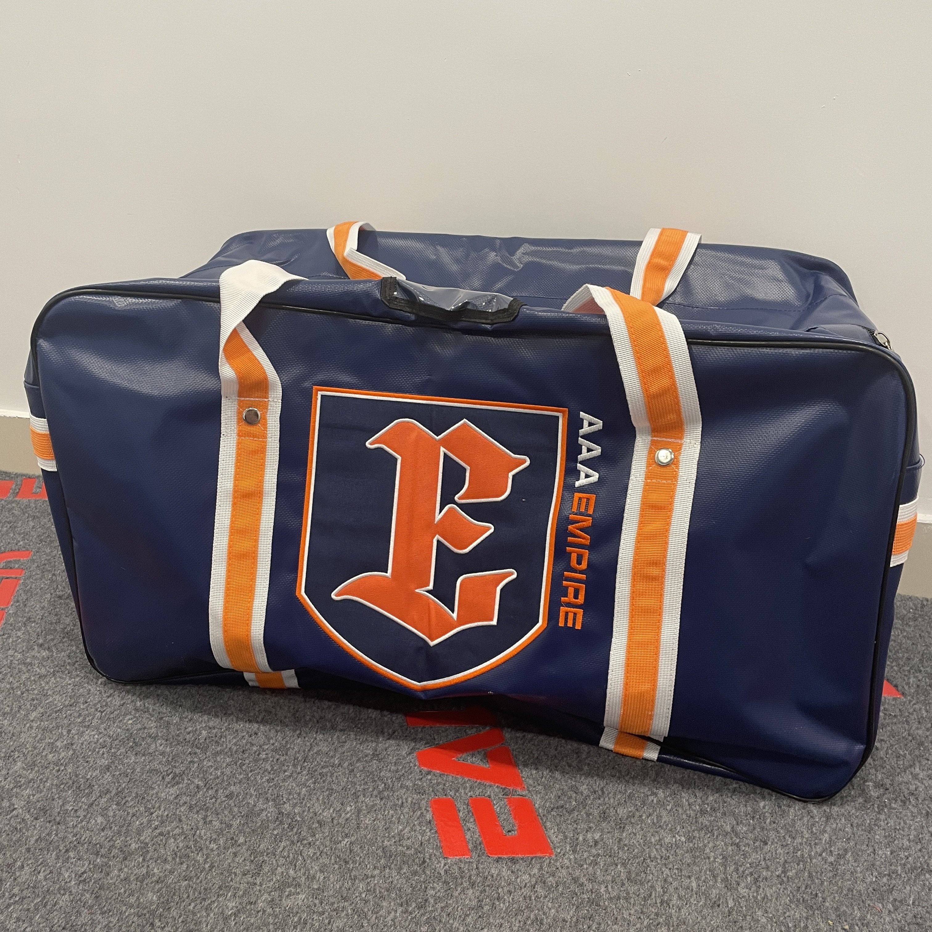 Custom sports ice hockey player equipment bag tarpaulin hockey stick bags for team sports for Junior/Senior/Goalie