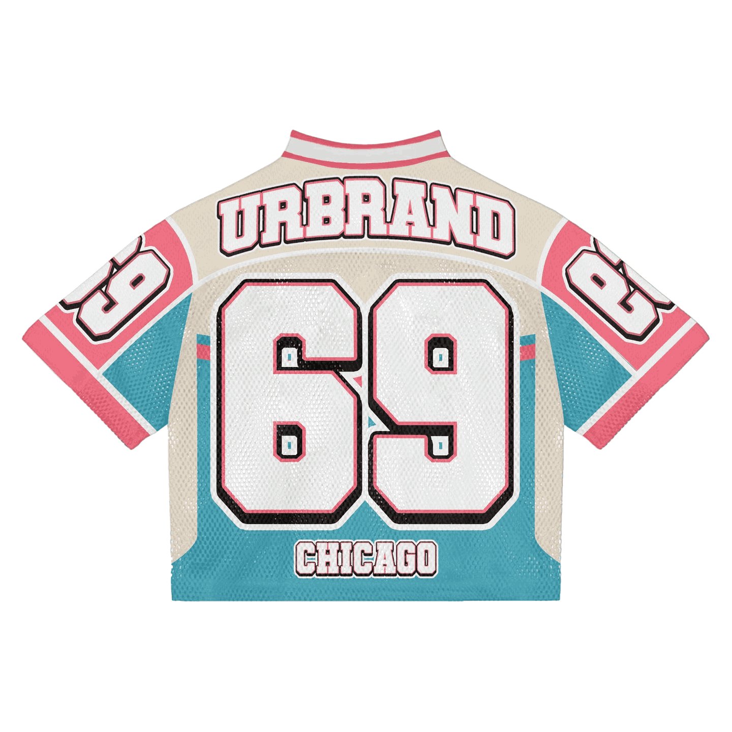 Men Good Quality Vintage Streetwear Custom Made Mesh Oversized Boxy T-shirt Cropped Top ice Hockey Football Jerseys T-shirt Men