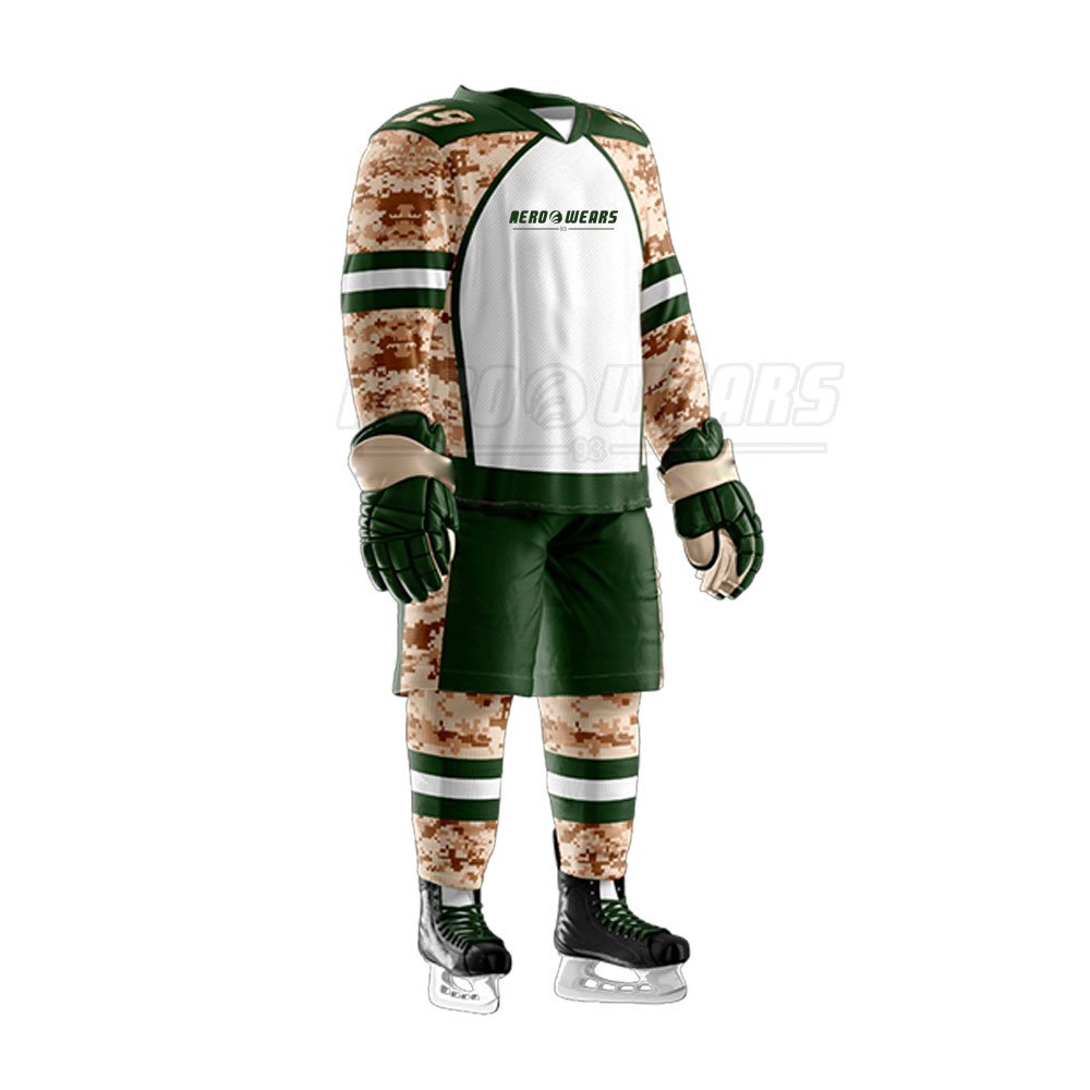 Professional Manufacturer Sports Wear Men's Ice Hockey Uniform Custom Made Ice Hockey Uniform