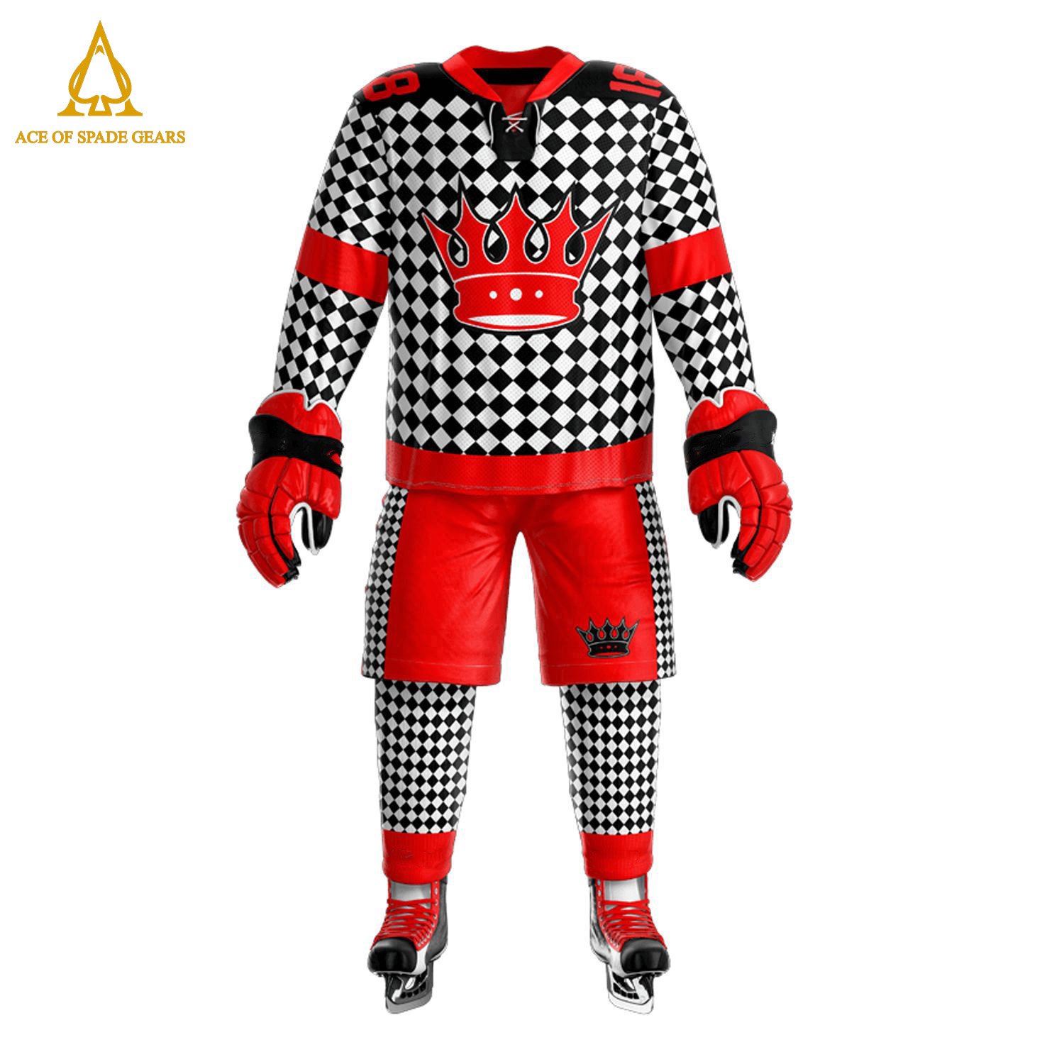 High Quality Hockey Uniform Personalized Breathable Youth Ice Hockey Team Sports Custom Ice Hockey Jersey For Me