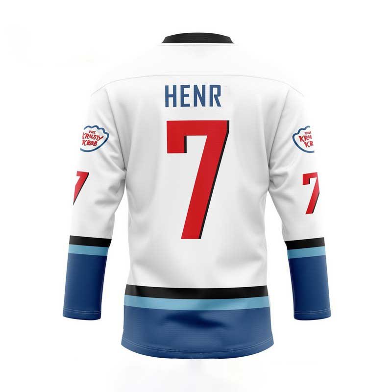 Custom Made Mens Fully Sublimated Printing Ice Hockey Uniform Breathable Funny Hockey Jersey