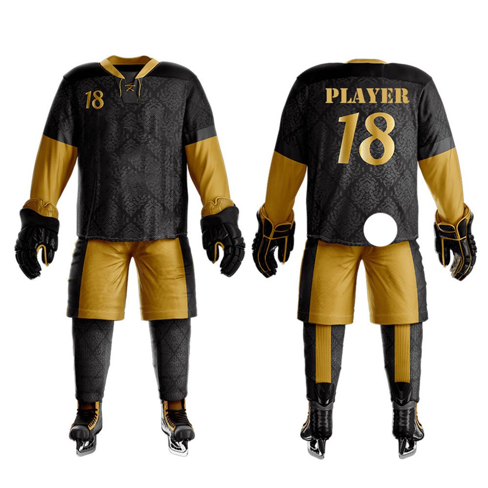 2024 Top Design Ice Hockey Uniform Men's Football jerseys Boys Sublimation Printing Clothes Sleeveless Ice Hockey Uniform
