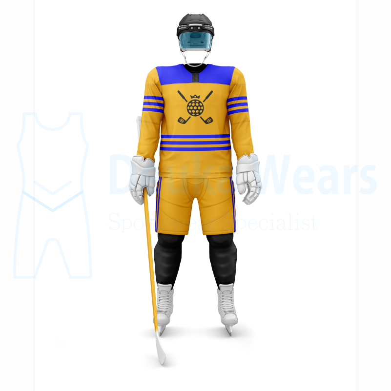 OEM High Quality 100% Polyester Factory Made Custom Ice Hockey Uniforms & Jerseys Customized Sports Wears