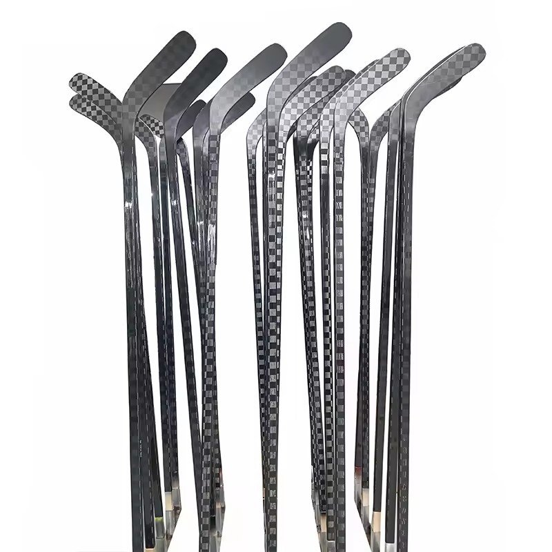 Good quality factory directly 100 carbon ice hockey sticks customized