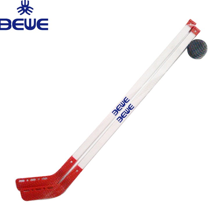 new good price promotional gifts custom logo OEM printed or blank 18'' plastic and 24'' wood mini hockey stick