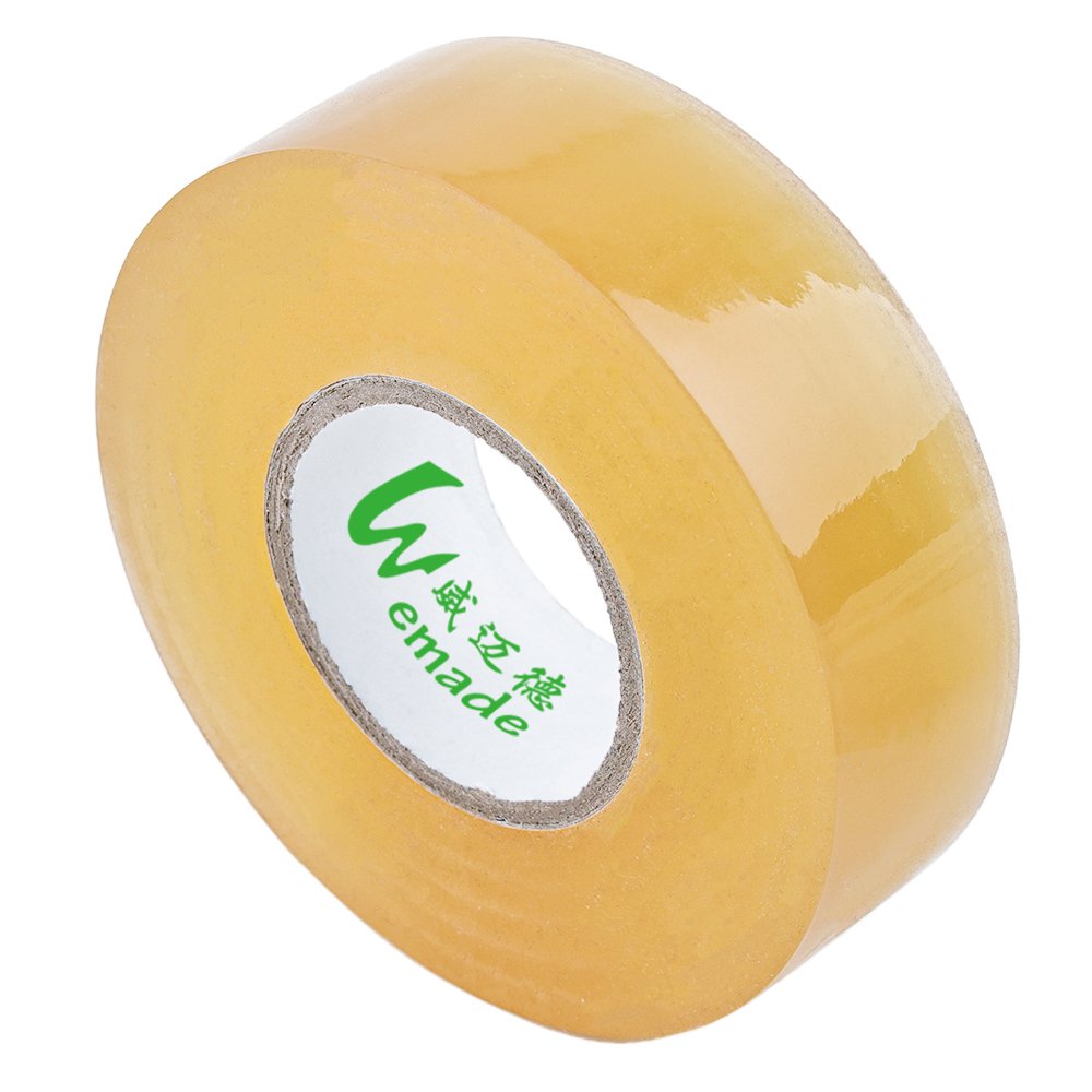 Customizable logo prints black/white/clear ice hockey tape