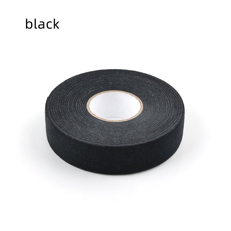 Customizable logo prints black/white/clear ice hockey tape