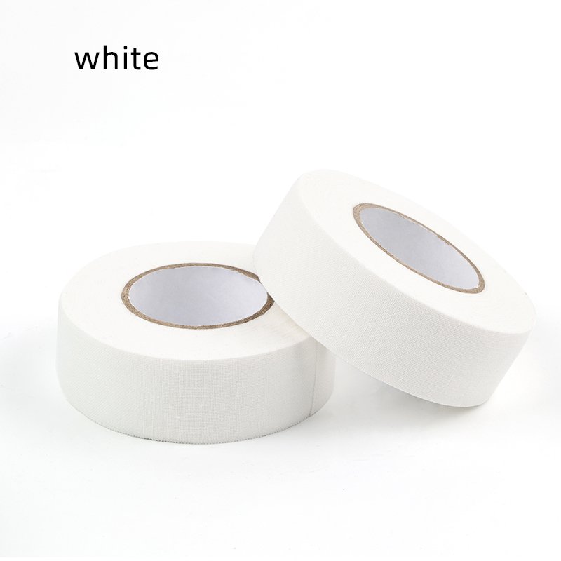 Customizable logo prints black/white/clear ice hockey tape