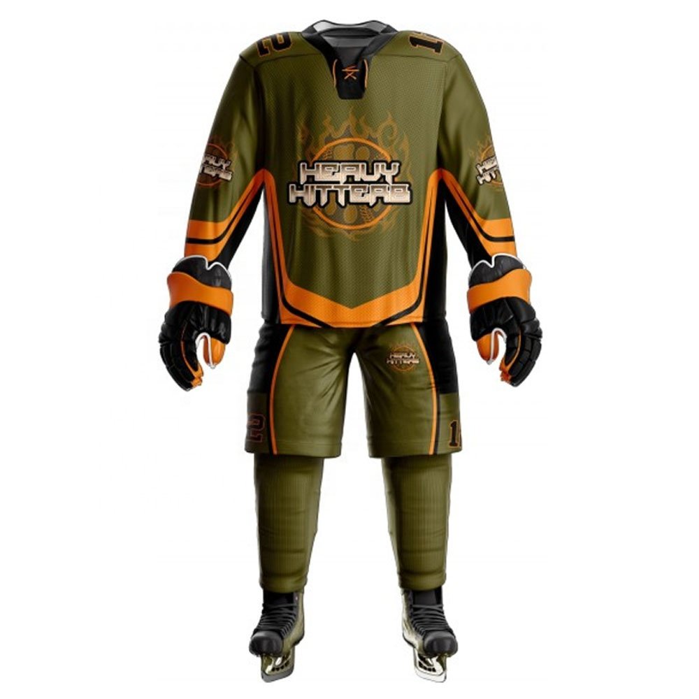 Custom Made Men's Ice Hockey Jersey Hot Sublimation Uniform Blank Pattern Team Shirt with OEM Team Name