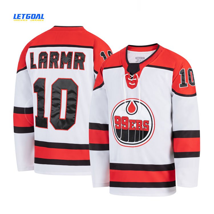 Custom Ice Hockey Embroidery Patches Team HockeyJersey Wear Wholesale Sublimation Ice Hockey Uniform
