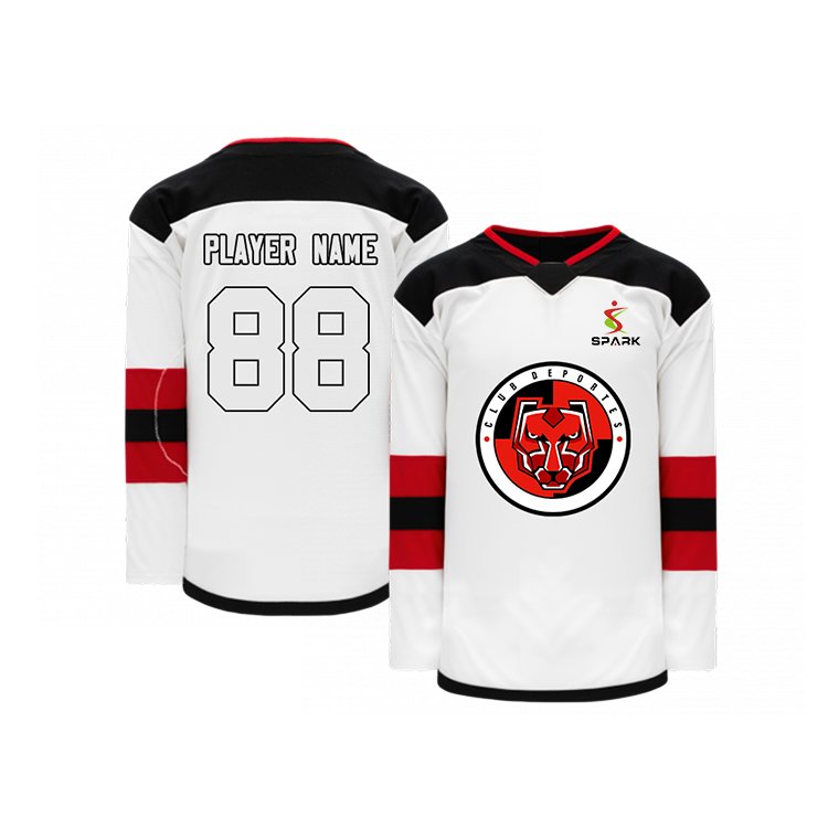 Custom Logo 100% Polyester Unisex Ice Hockey Jerseys OEM Team Name Sports Wear for Adults