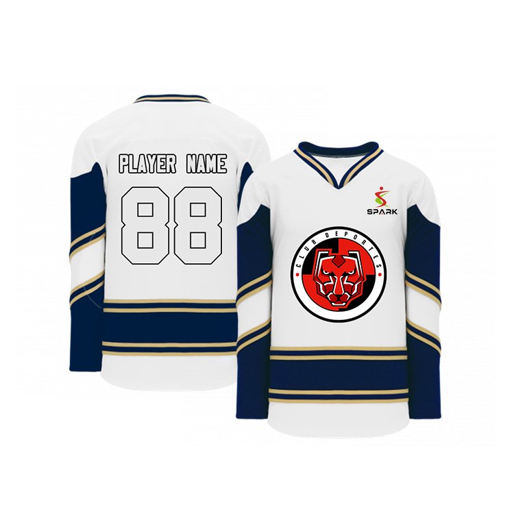 Custom Logo 100% Polyester Unisex Ice Hockey Jerseys OEM Team Name Sports Wear for Adults