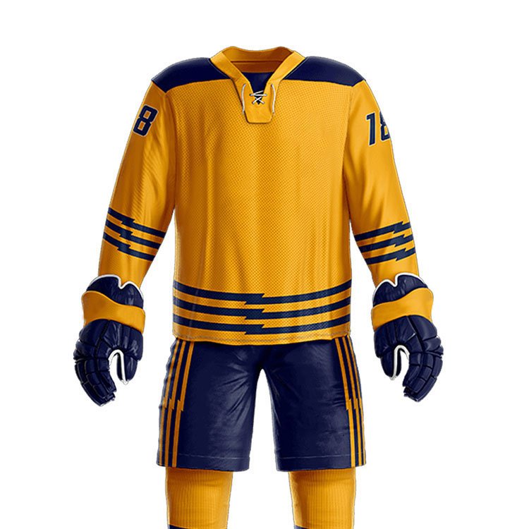 Best Selling Factory Price Men Customized Ice Hockey Uniforms Soft Touch Bulk Ice Hockey Uniform For Men
