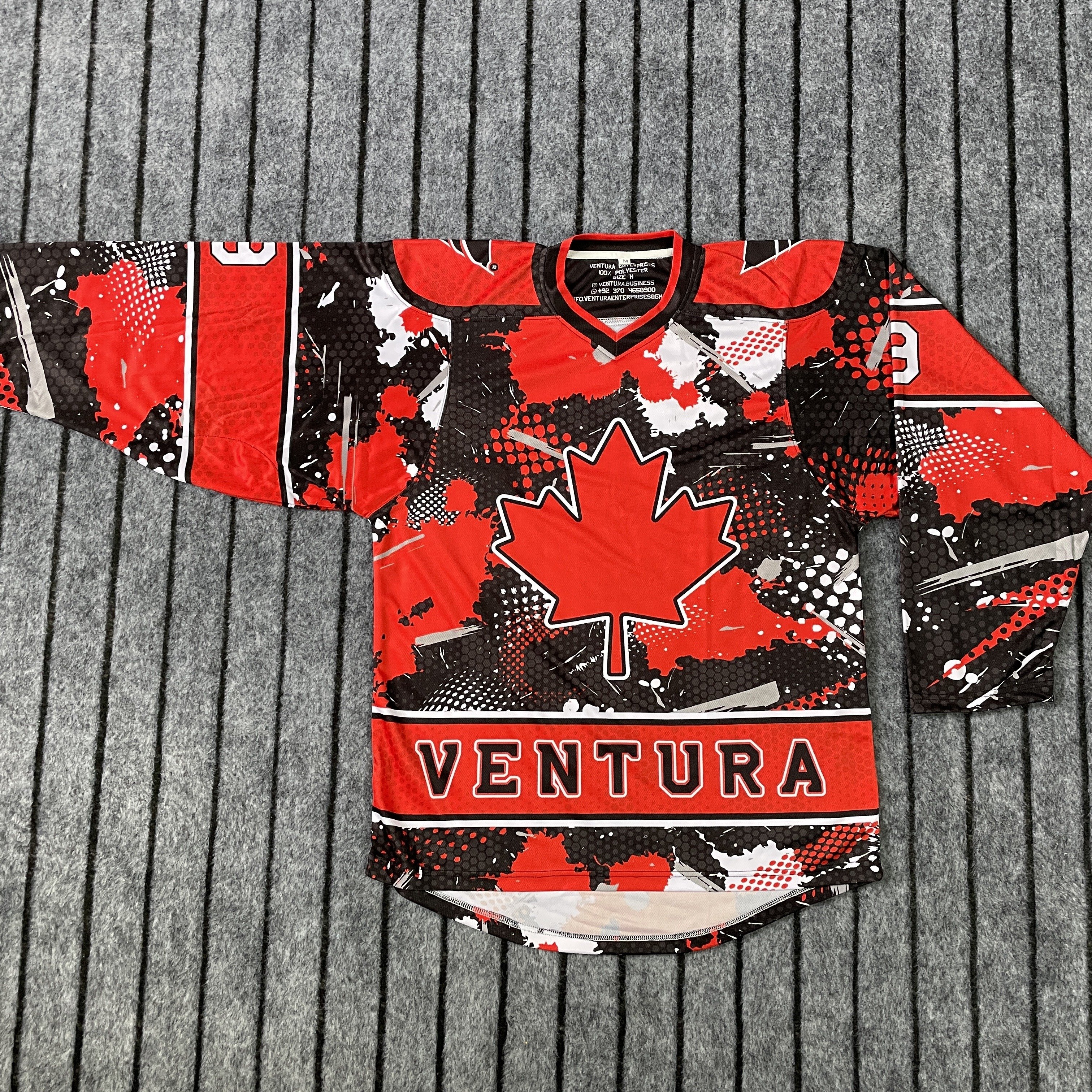 2024-25 Top Quality Customized Sublimated Hockey Jersey Cheap New Design Ice Hockey Jersey Latest Ball Hockey Jersey