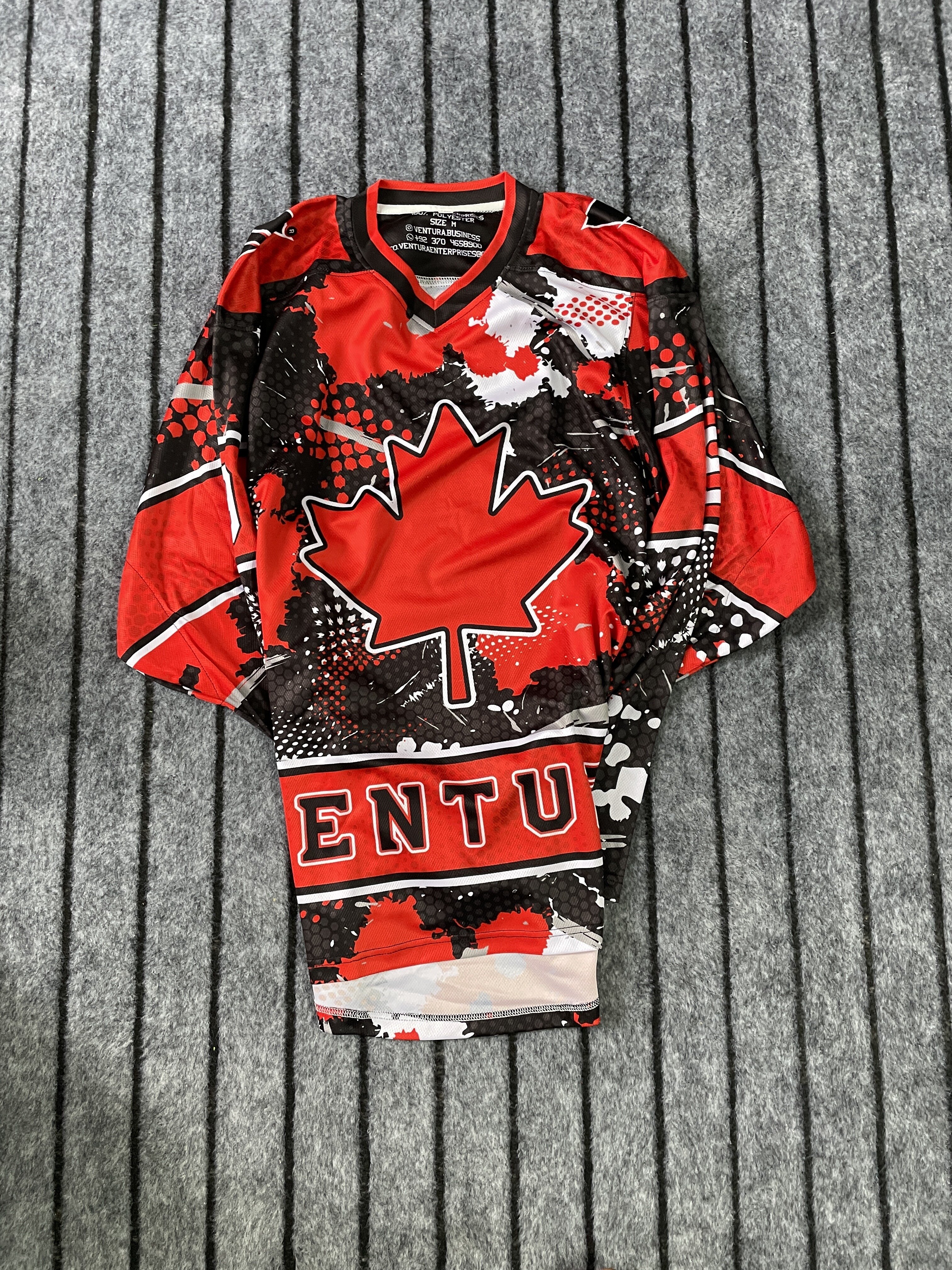 2024-25 Top Quality Customized Sublimated Hockey Jersey Cheap New Design Ice Hockey Jersey Latest Ball Hockey Jersey
