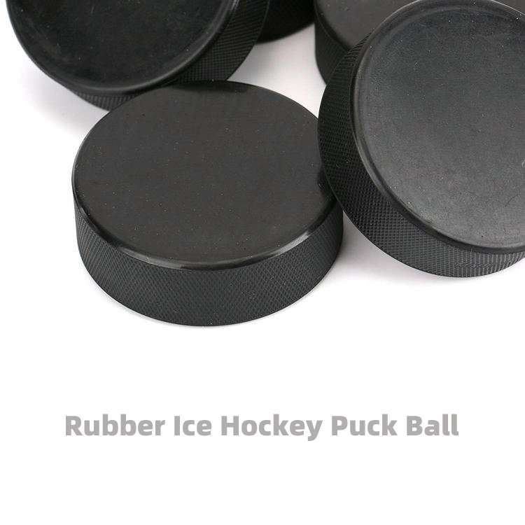 High Quality Print Custom Own Brand Logo Custom Colors Rubber Ice Hockey Puck Ball